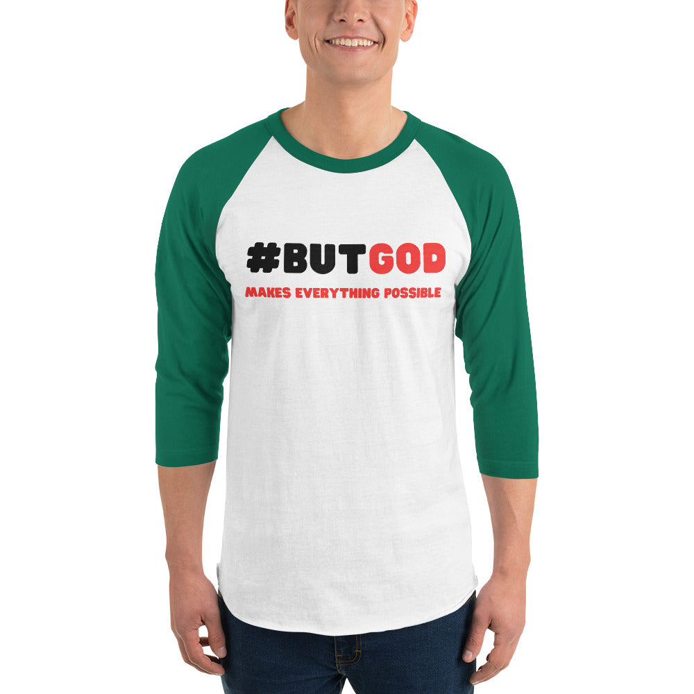 3/4 sleeve raglan shirt