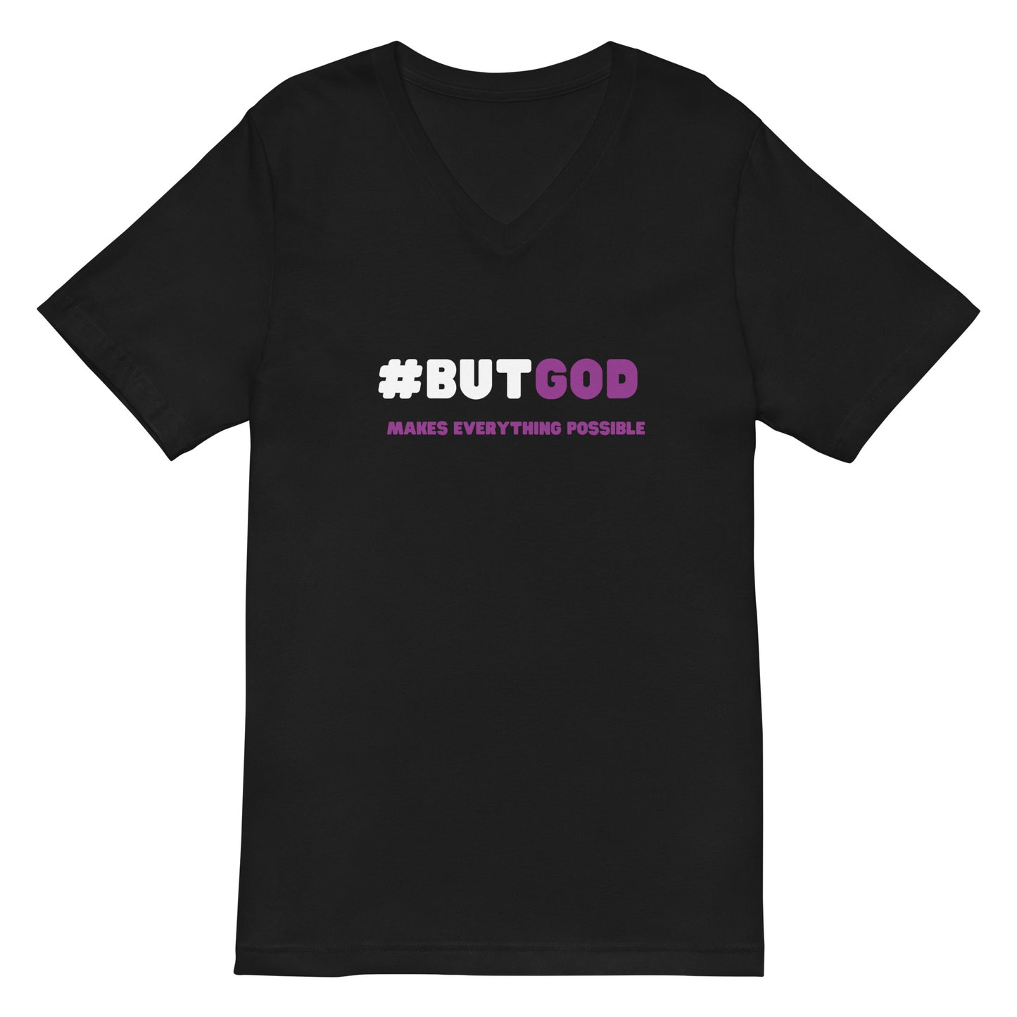 Unisex Short Sleeve V-Neck T-Shirt