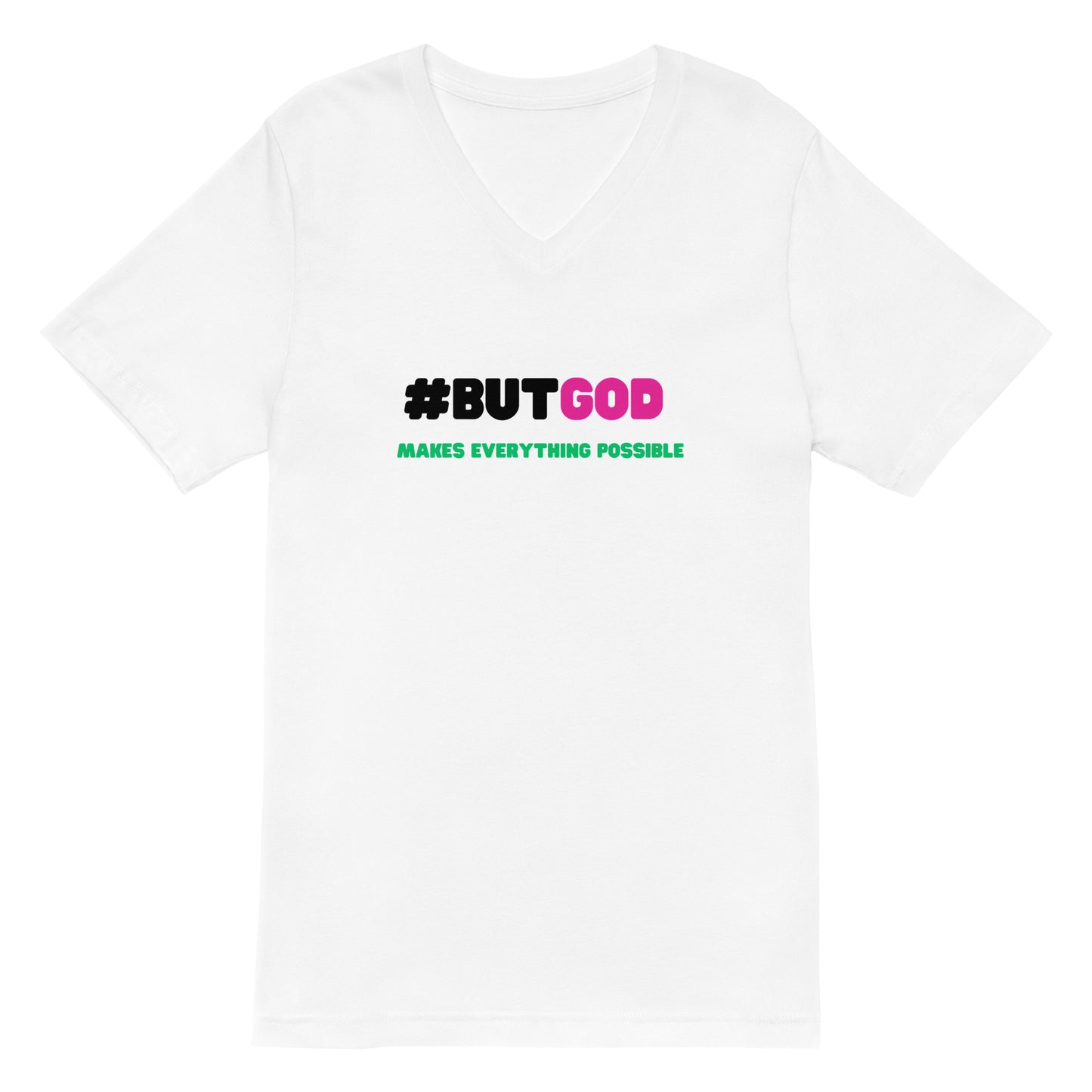 Unisex Short Sleeve V-Neck T-Shirt